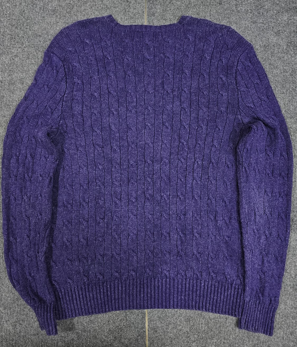 폴로 랄프로렌 실크 케이블 라운드 니트 급처 상품이미지3