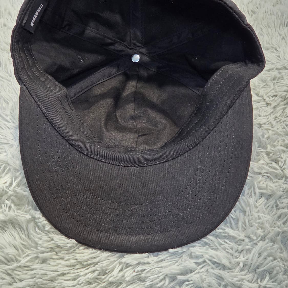 L8-3:프랙(PRAC) 헬멧 로고 스트랩 캡 블랙 56-60cm 상품이미지7