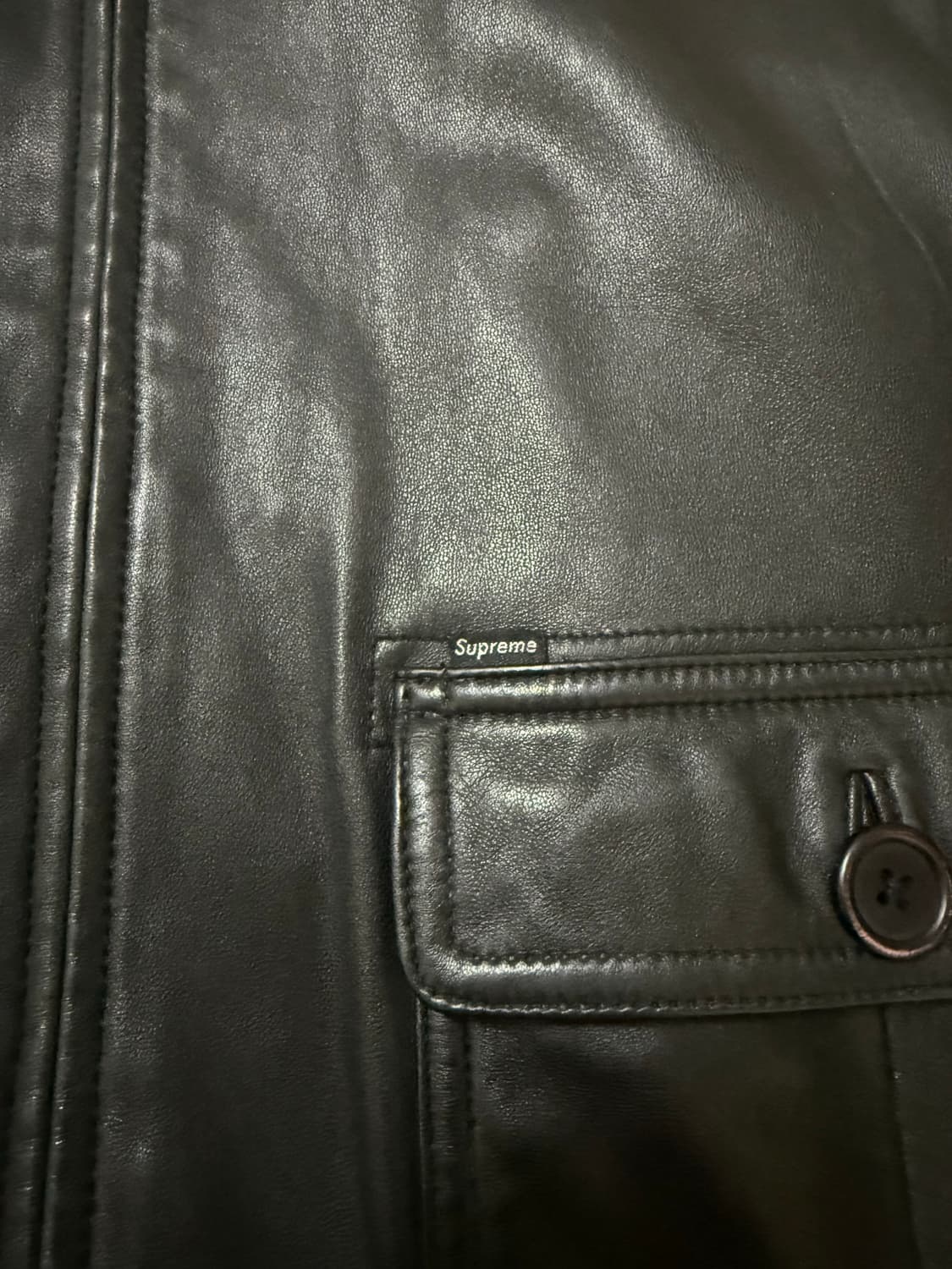 06시즌 슈프림 레더 자켓 상품이미지5