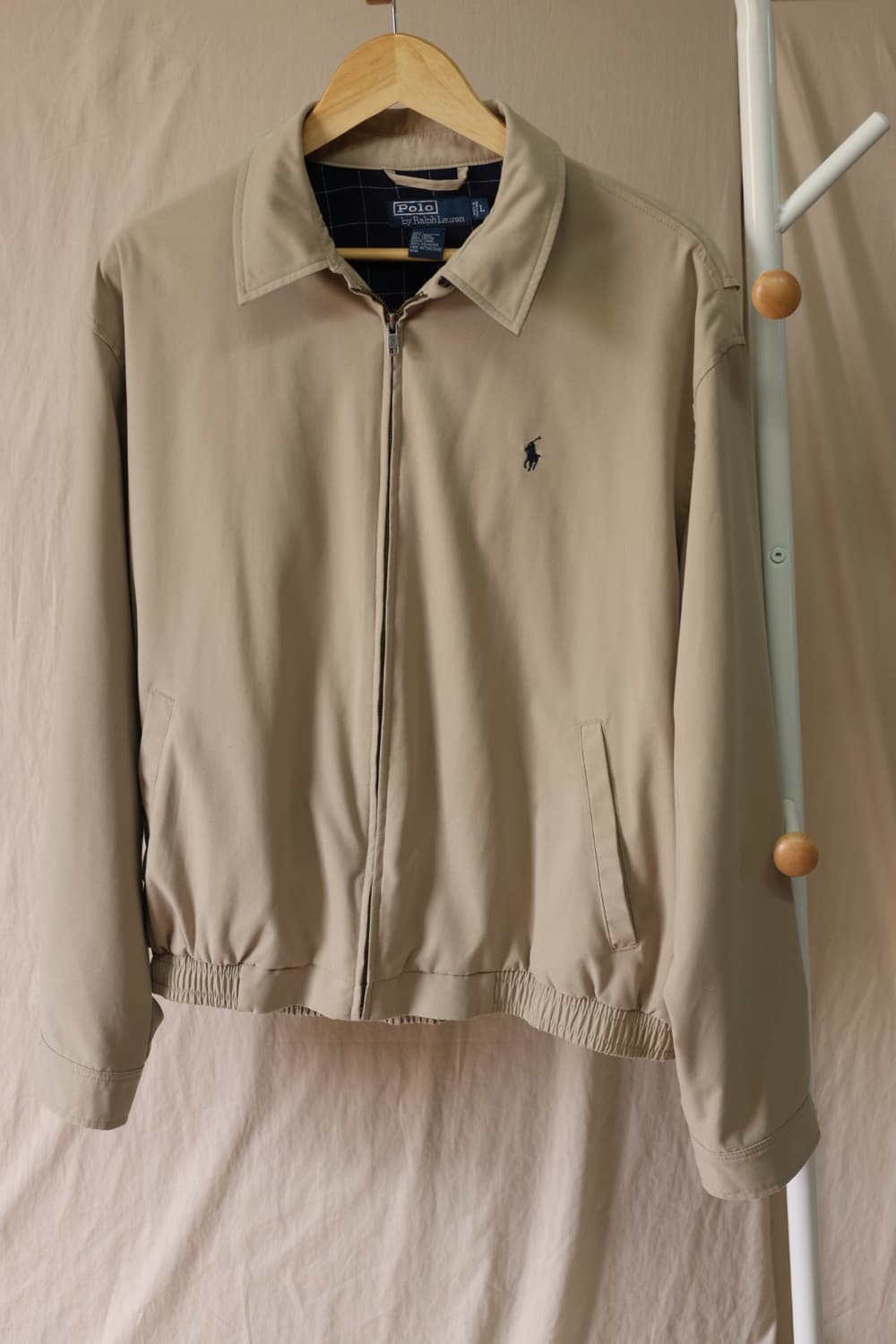폴로 랄프로렌 스윙탑 블루종 자켓L(beige) 상품이미지1