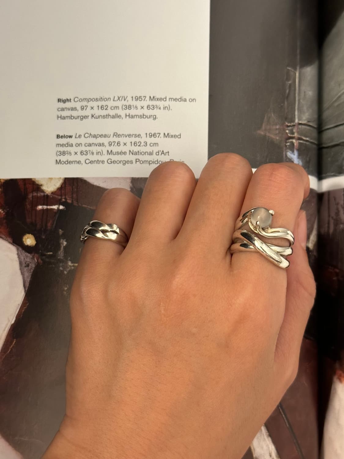 Moonstone 925silver ring 상품이미지7