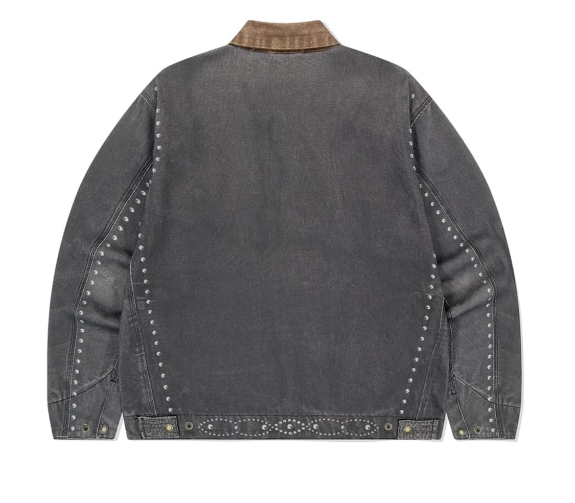 마하그리드 웨스턴 스터드 프린팅 워크자켓 (빈티지 워싱 / M, 새상품) 상품이미지2