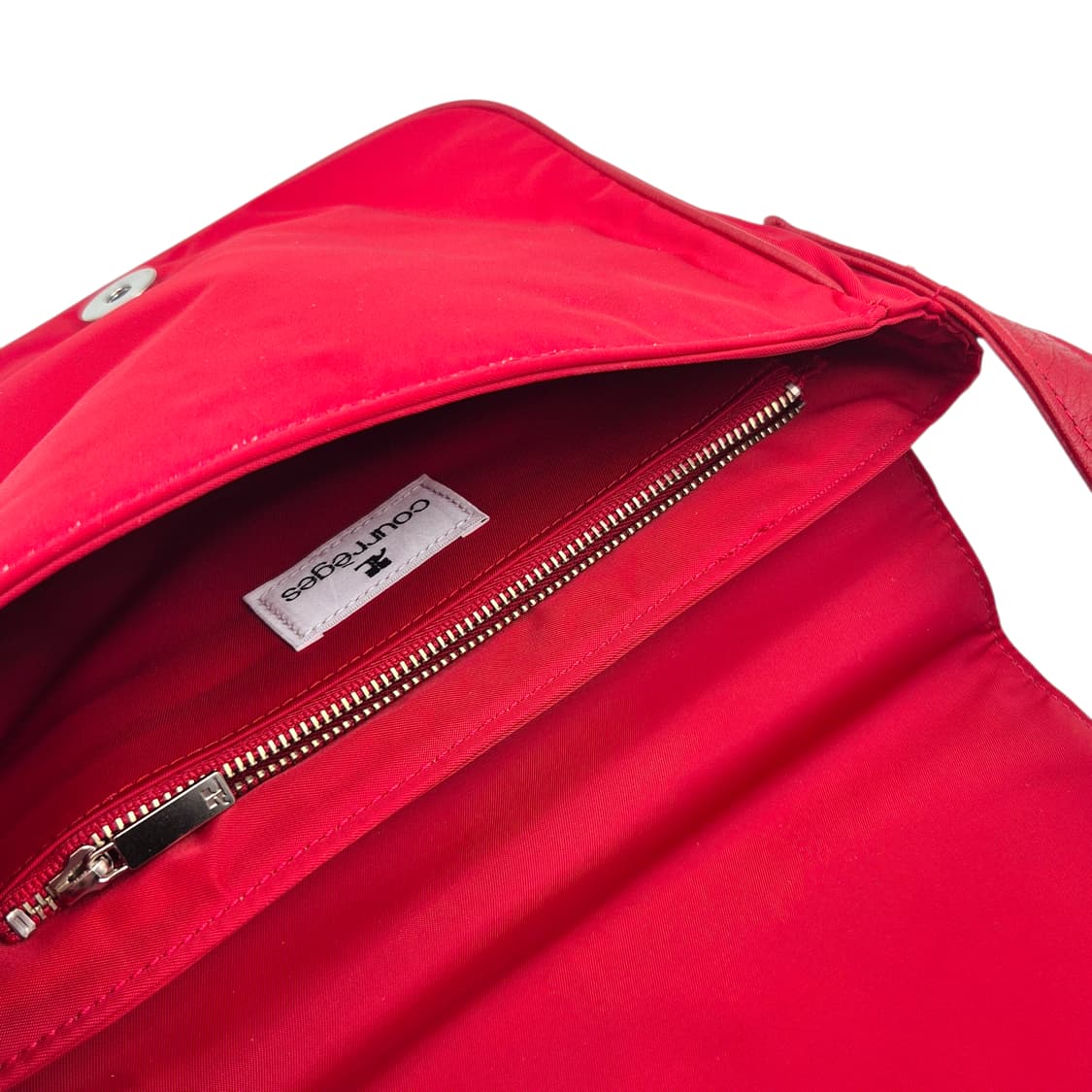 90s 꾸레쥬 레더 포켓 벨트 카메라백 상품이미지7