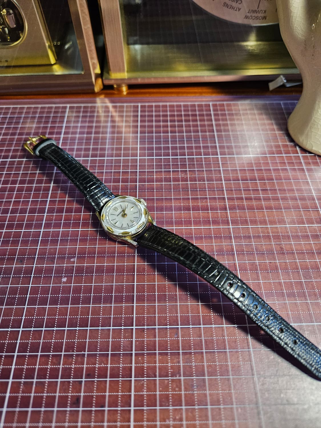 MANSON 맨손, 스위스  핸드와인딩 (수동) 빈티지 여성 손목시계 상품이미지5