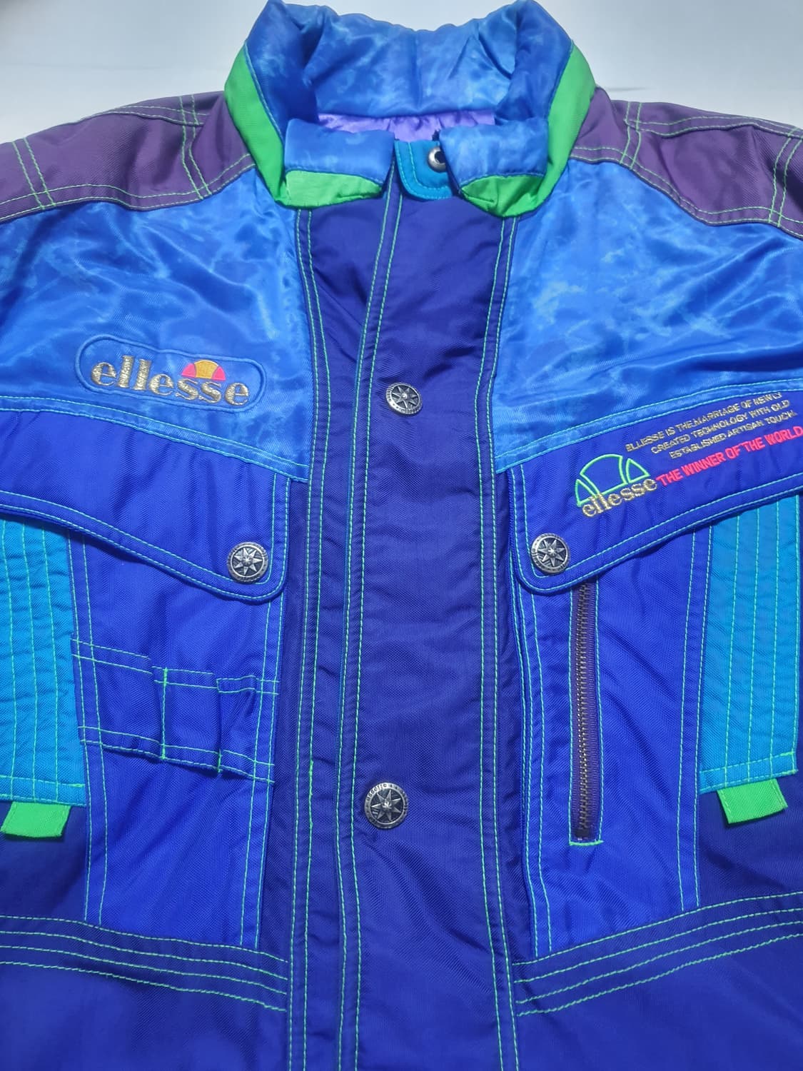 엘레쎄 올드스쿨 블루 점퍼 100 상품이미지2