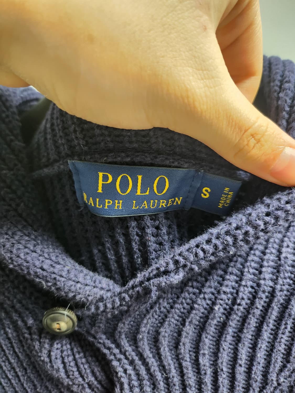 폴로 랄프로렌 숄카라 니트 (s) 상품이미지4