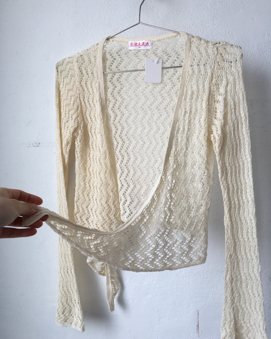 Tied crochet caridgan 상품이미지4