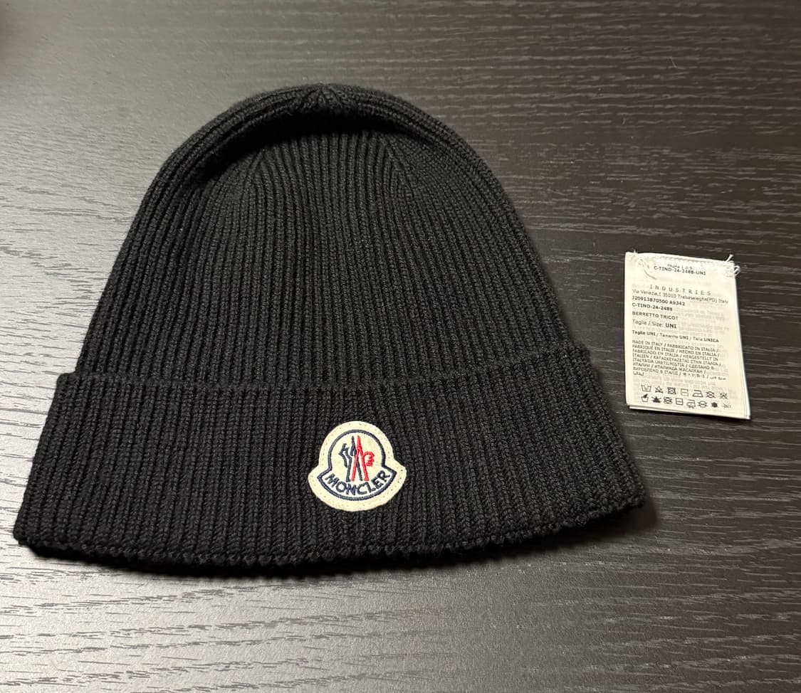 몽클레어 울 비니 블랙 상품이미지1