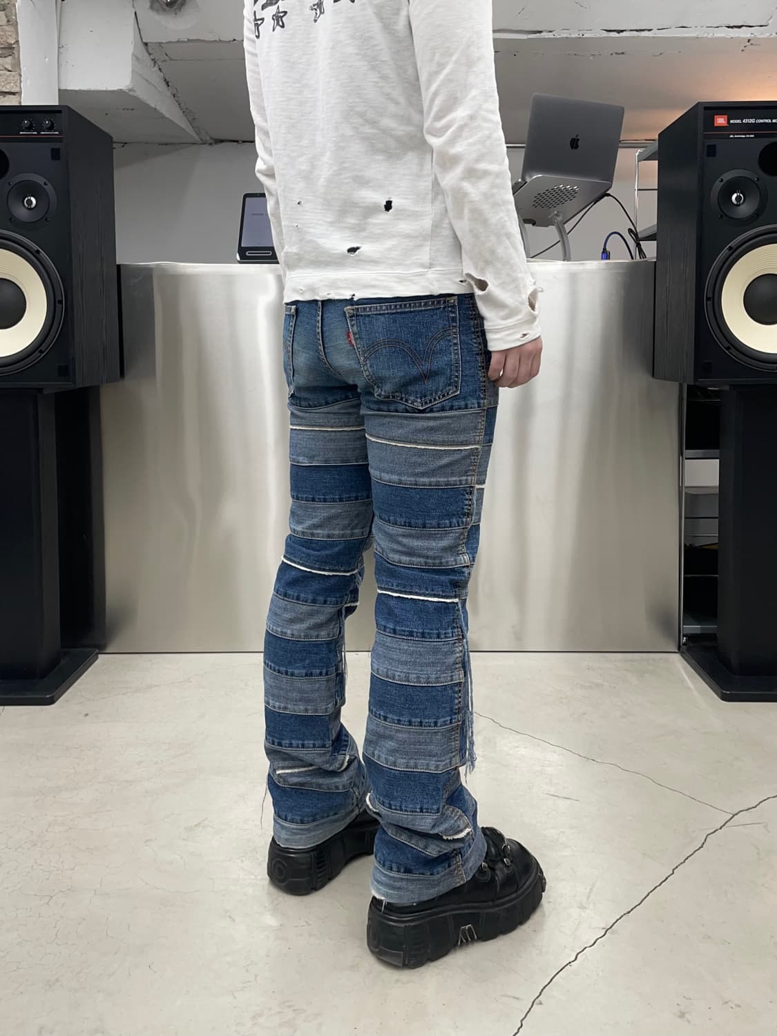 히스테릭 글래머 킨키 플레어 팬츠 상품이미지1