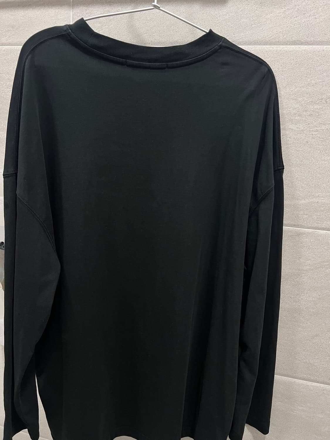 LCDC PRINTED LONG-SLEEVE TOP (BLACK) 상품이미지5