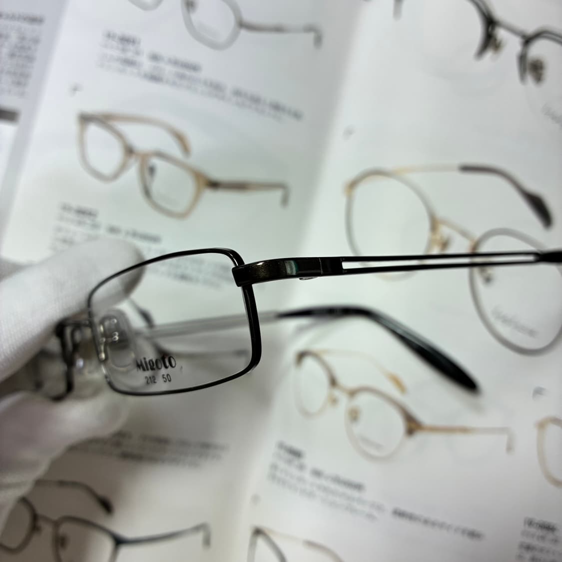 MIGOTO 일본 후쿠이 제작 티타늄 스퀘어 안경 상품이미지3