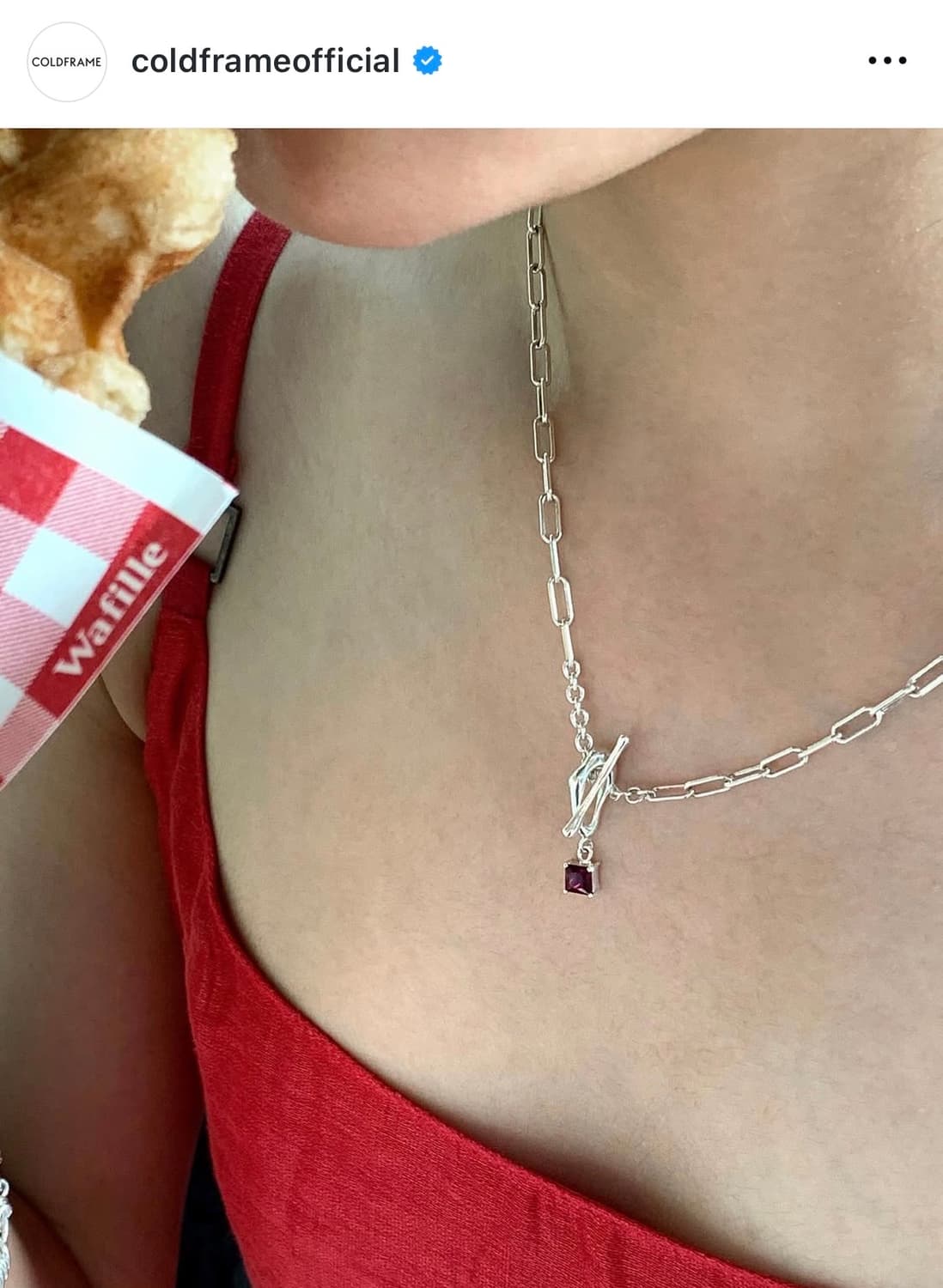 Coldframe 콜드프레임 루비 목걸이 상품이미지3