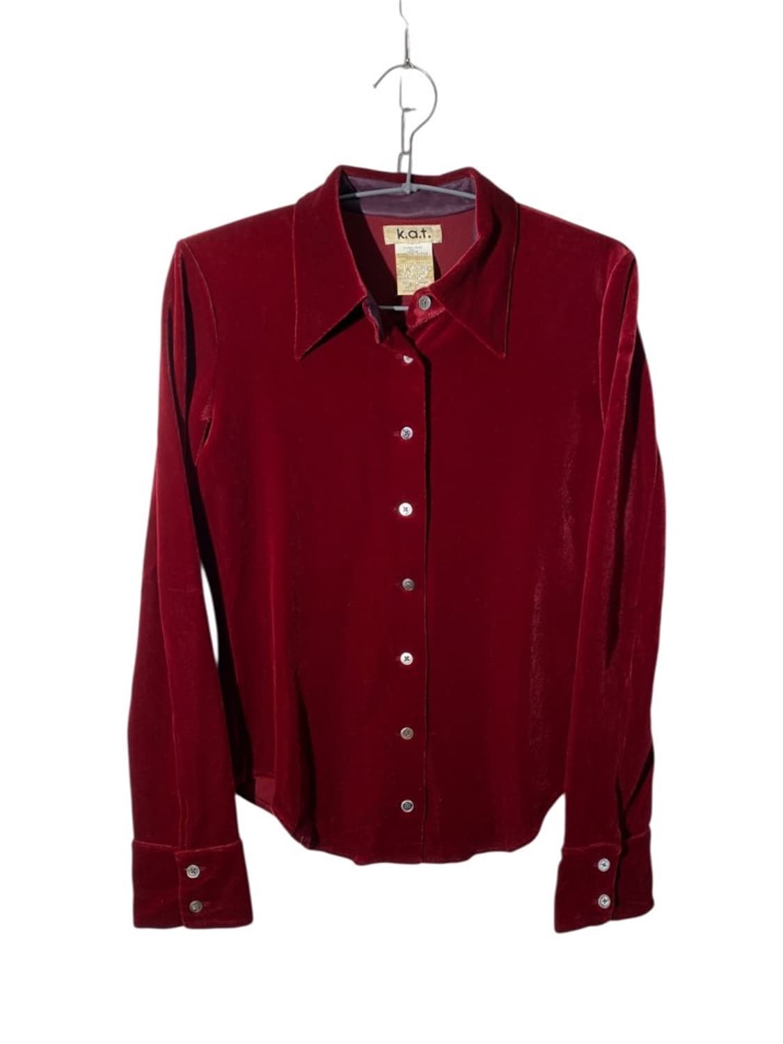 kat 벨벳 셔츠 상품이미지1
