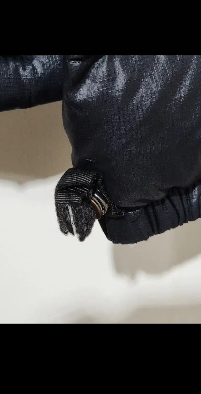 (M) 노스페이스 눕시 패딩점퍼 블랙 거위털 700 다운자켓  상품이미지7