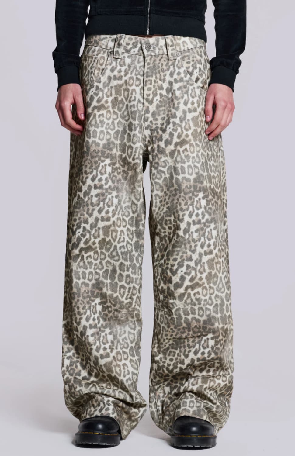 제이디드런던 leopard fade colossus jeans 상품이미지2