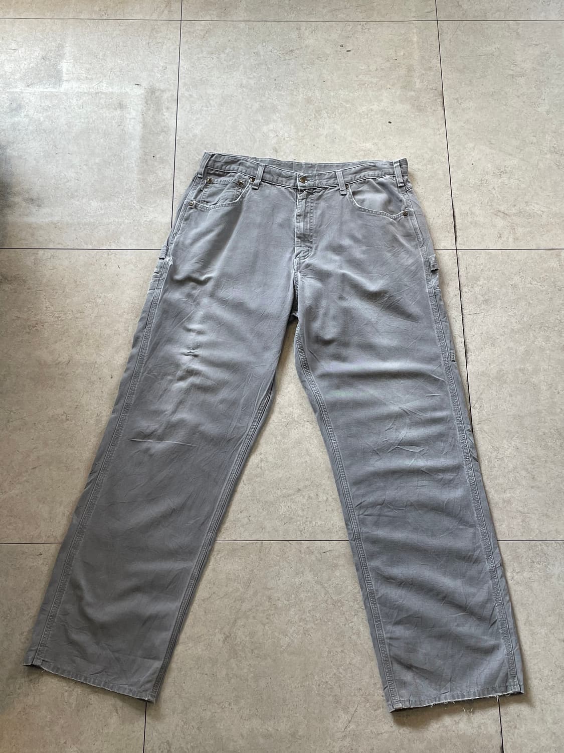 칼하트 회색 워크웨어 팬츠 상품이미지2