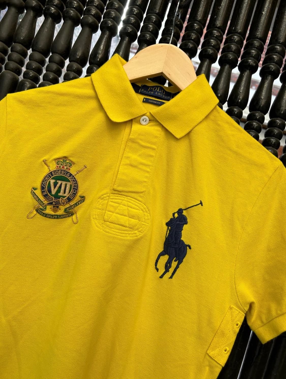폴로 랄프로렌 옐로우 골드와펜 빈티지 티셔츠 상품이미지2