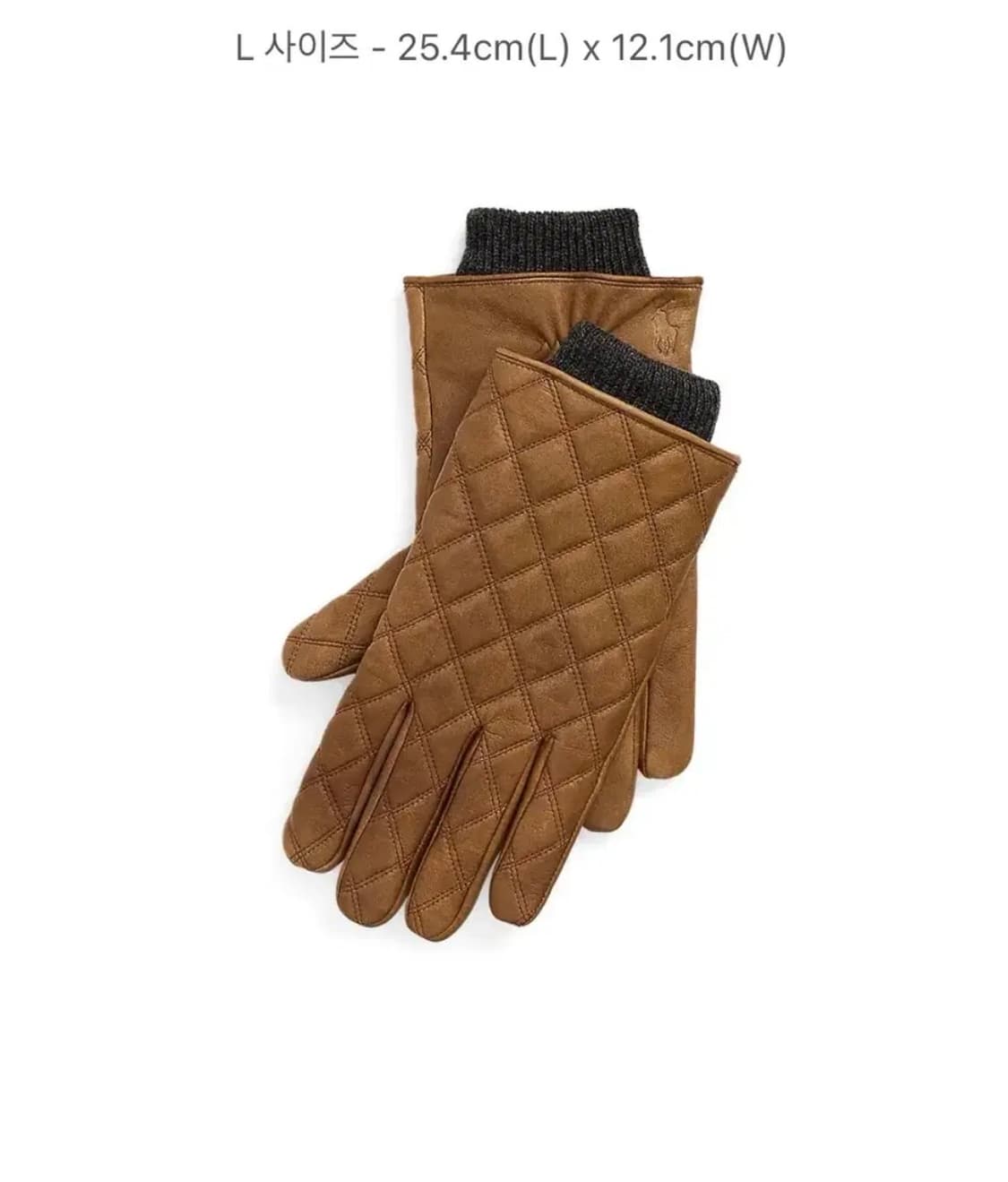 폴로 랄프로렌 퀼팅레더 장갑 상품이미지1