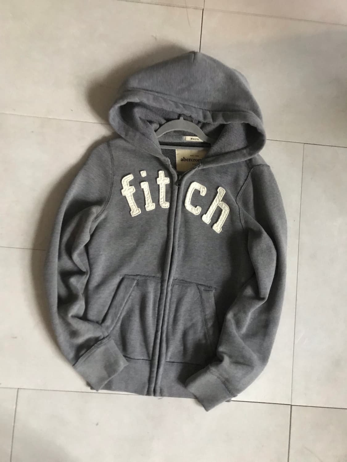 아베크롬비 그레이 후드집업 상품이미지8