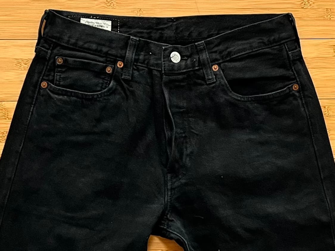 리바이스 501 빅E 블랙진 W30 L32 상품이미지3