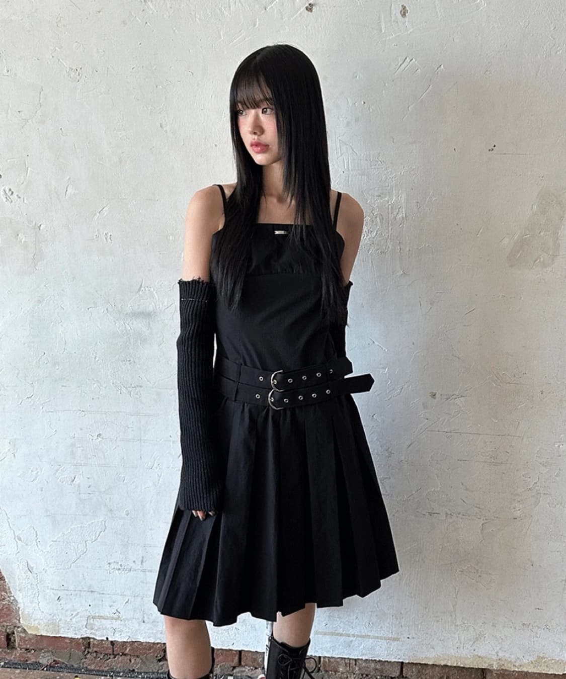 루루서울 원피스 quite belt dress 블랙 상품이미지1