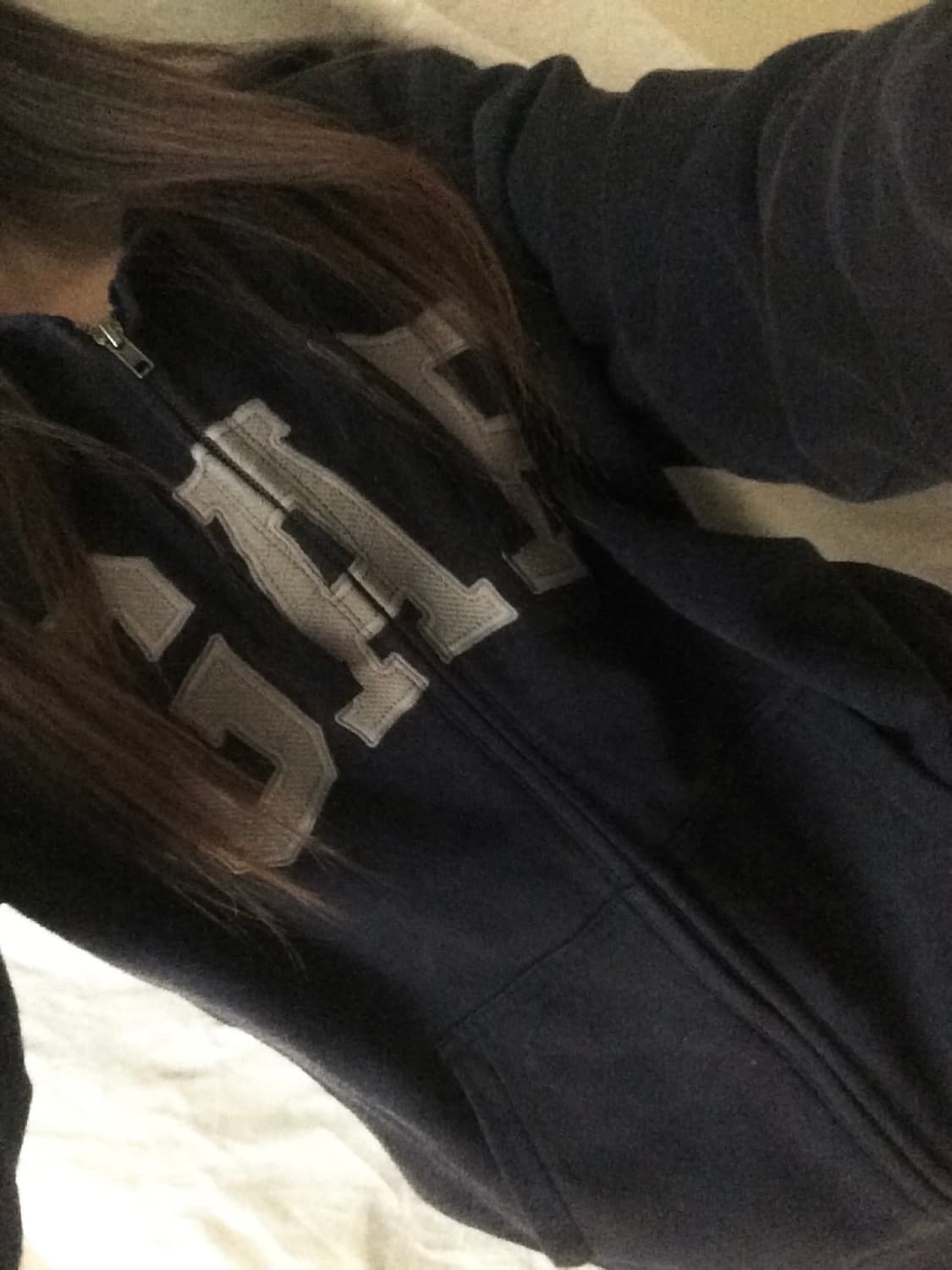 Gap charcoal hood zip-up 상품이미지5