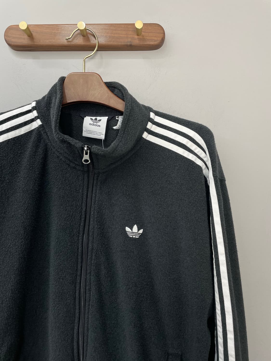 아디다스 파이어버드 블랙 플리스 자켓 H1187 상품이미지3