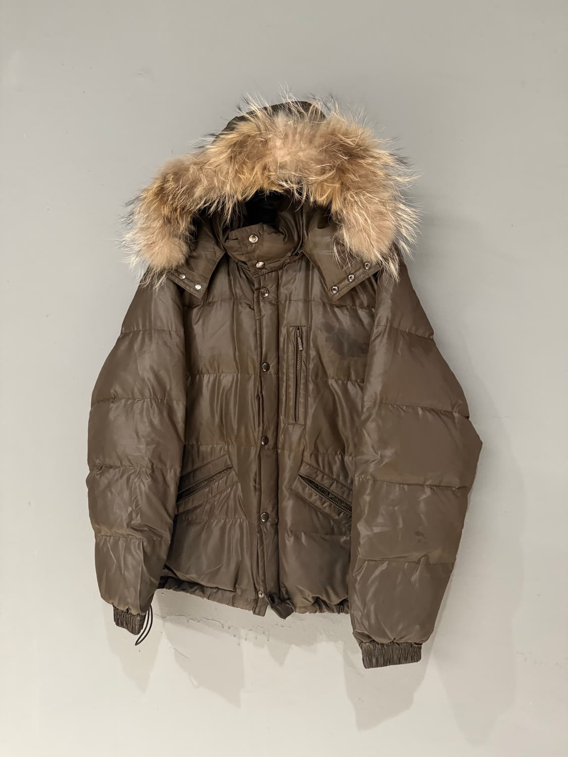 pocket detail fur hood padding 상품이미지5