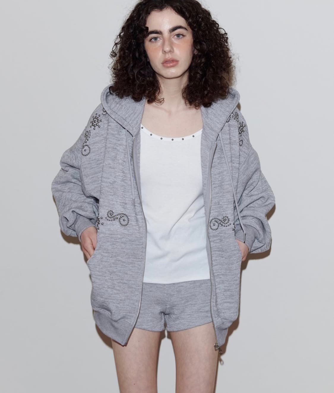 [정소민 착용] 폴리수엠 오너먼트 그레이 상품이미지3