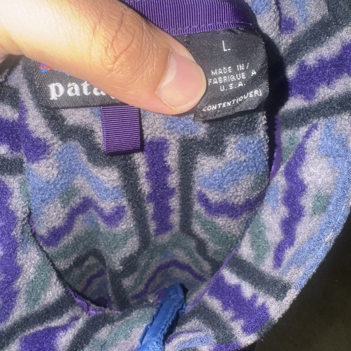 🇺🇸 90s 파타고니아 신칠라 테우엘체 L 상품이미지4