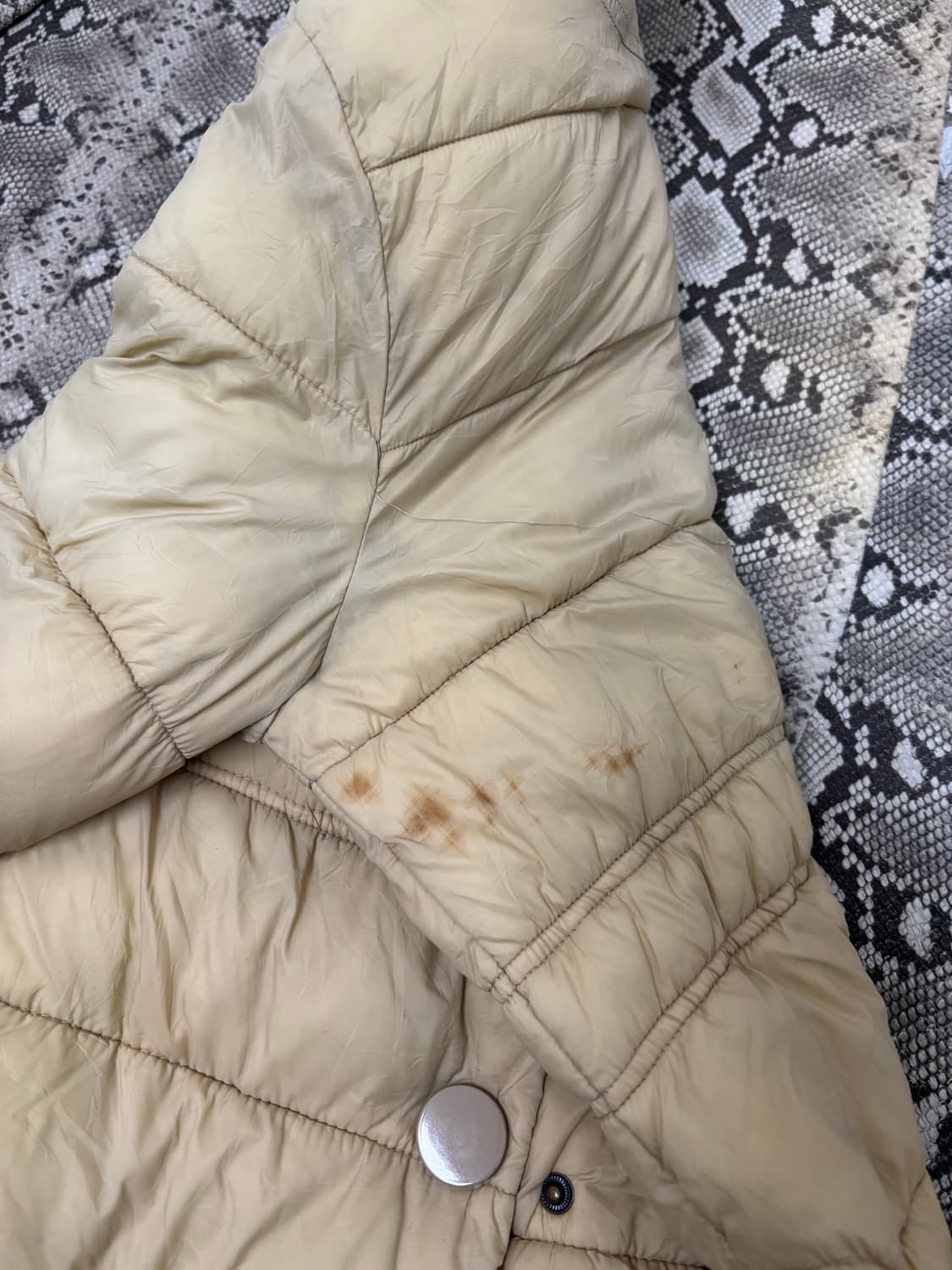 Big Button Warmer Detail Ivory Padding 상품이미지8