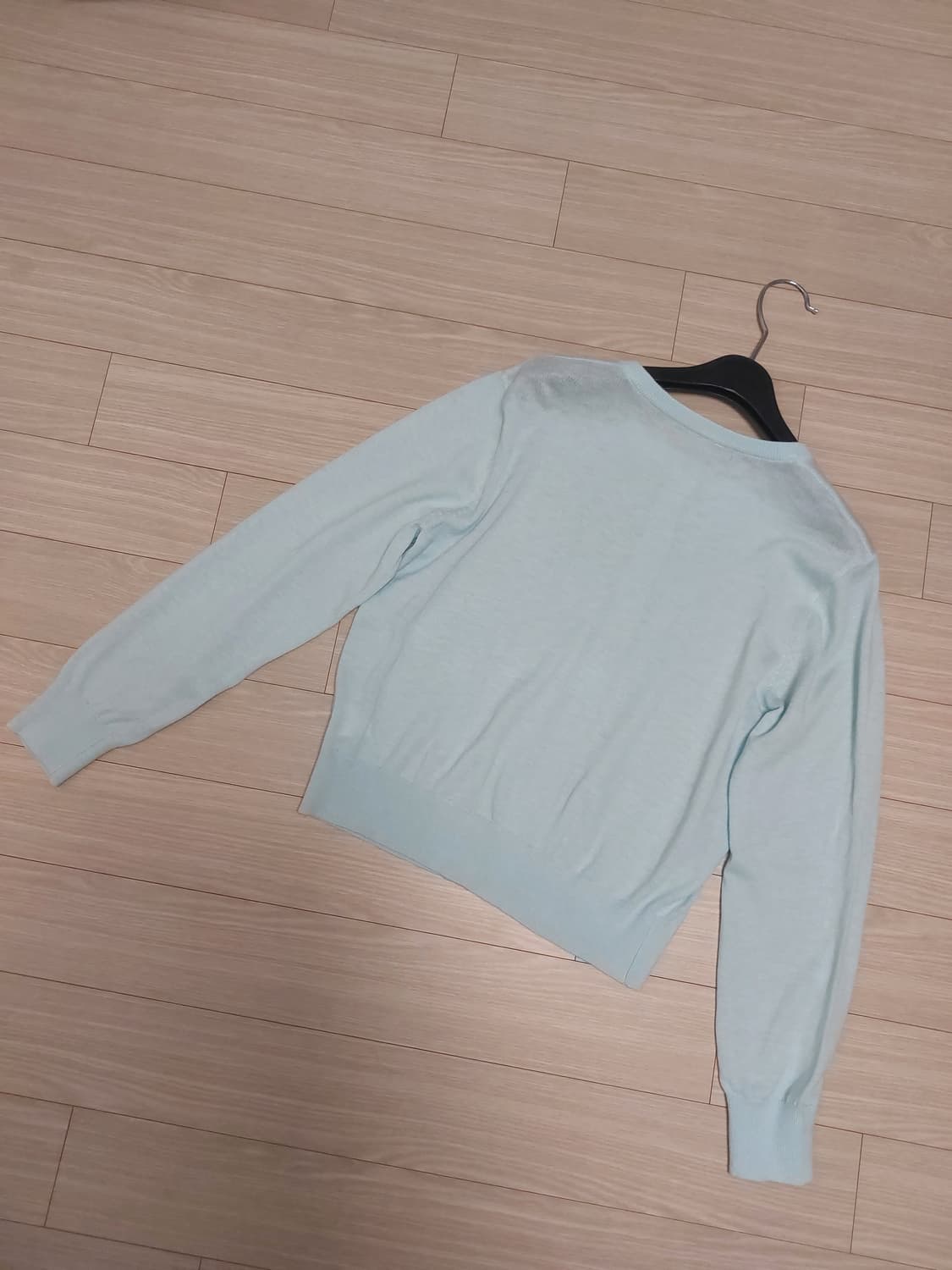 Twee 하늘색/민트색 가디건 상품이미지2