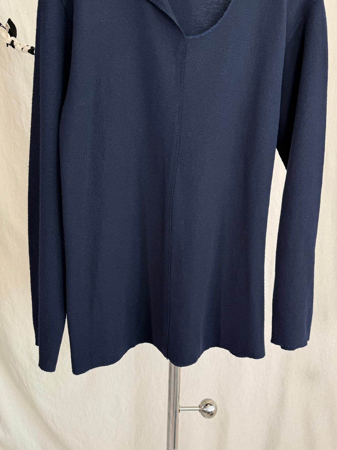 Comme des Garcons 비대칭 절개 니트 탑 상품이미지6