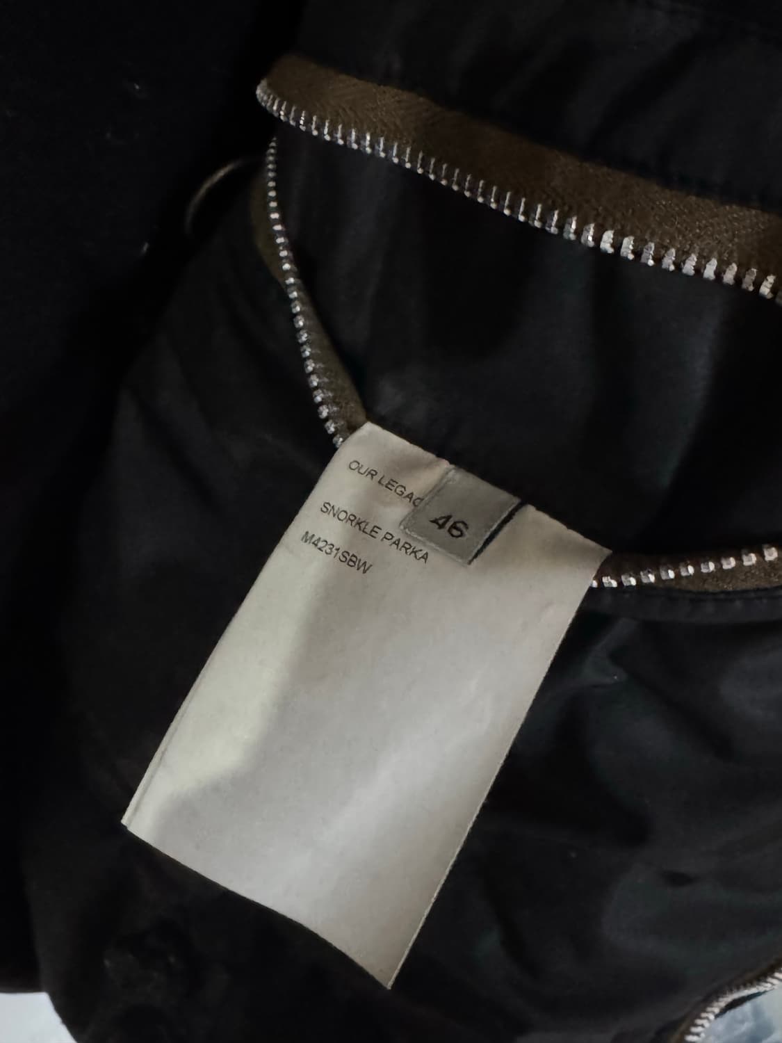 [46] 아워레가시 스노클 파카 왁스블랙 상품이미지10