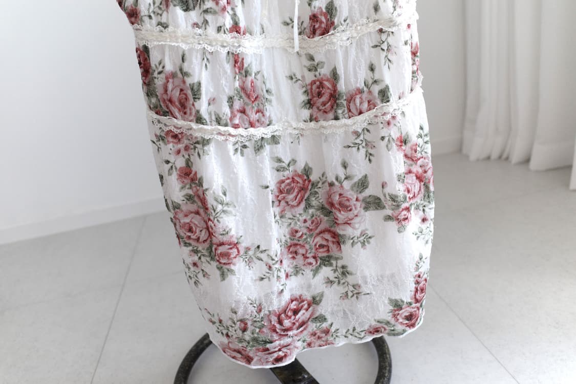 lace flower sleeveless 상품이미지4