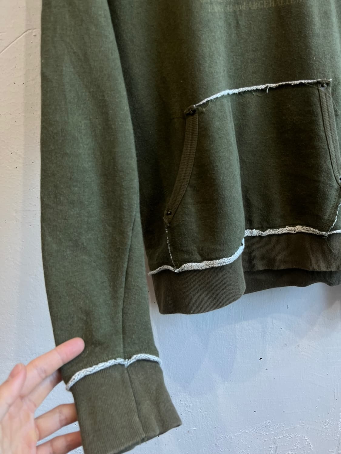 IKKA JPN 카키 후드  상품이미지4