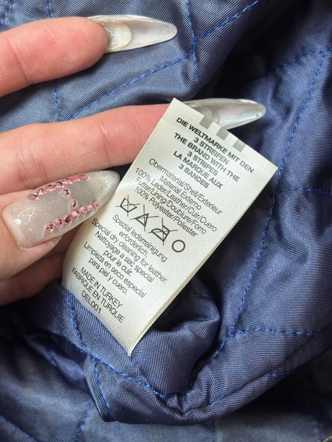 아디다스 00's W.RohRL 소가죽 라이더 자켓 PN6608 상품이미지10