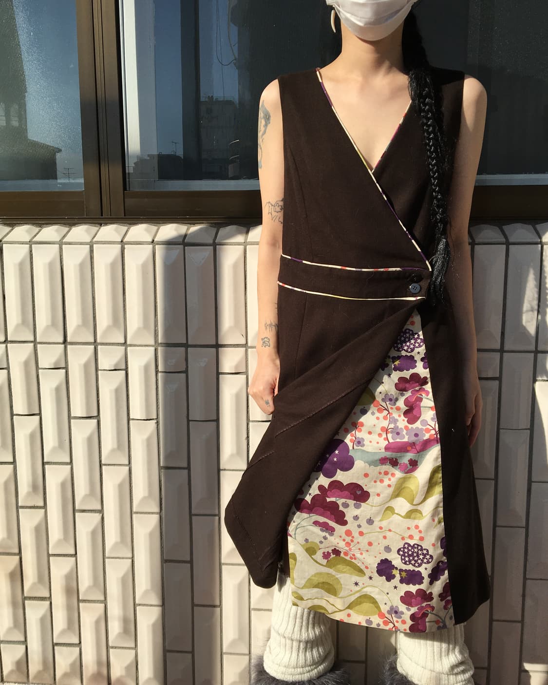 Oriental mood sleeveless onepiece 상품이미지5