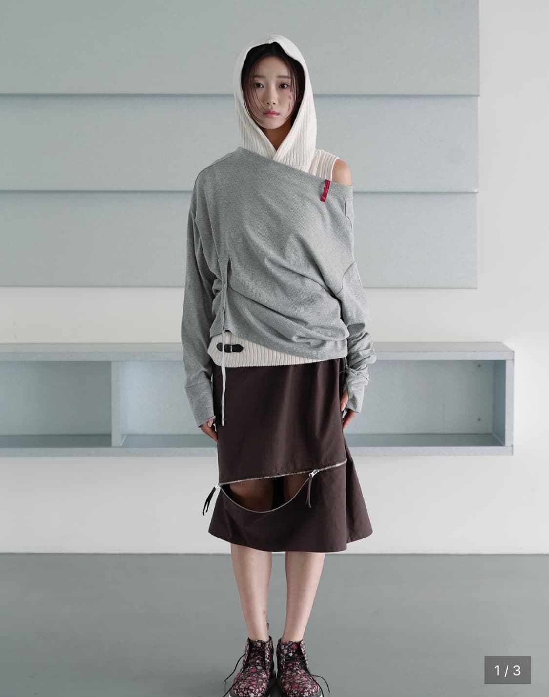 인앤양하모니 웜업티 그레이 상품이미지1