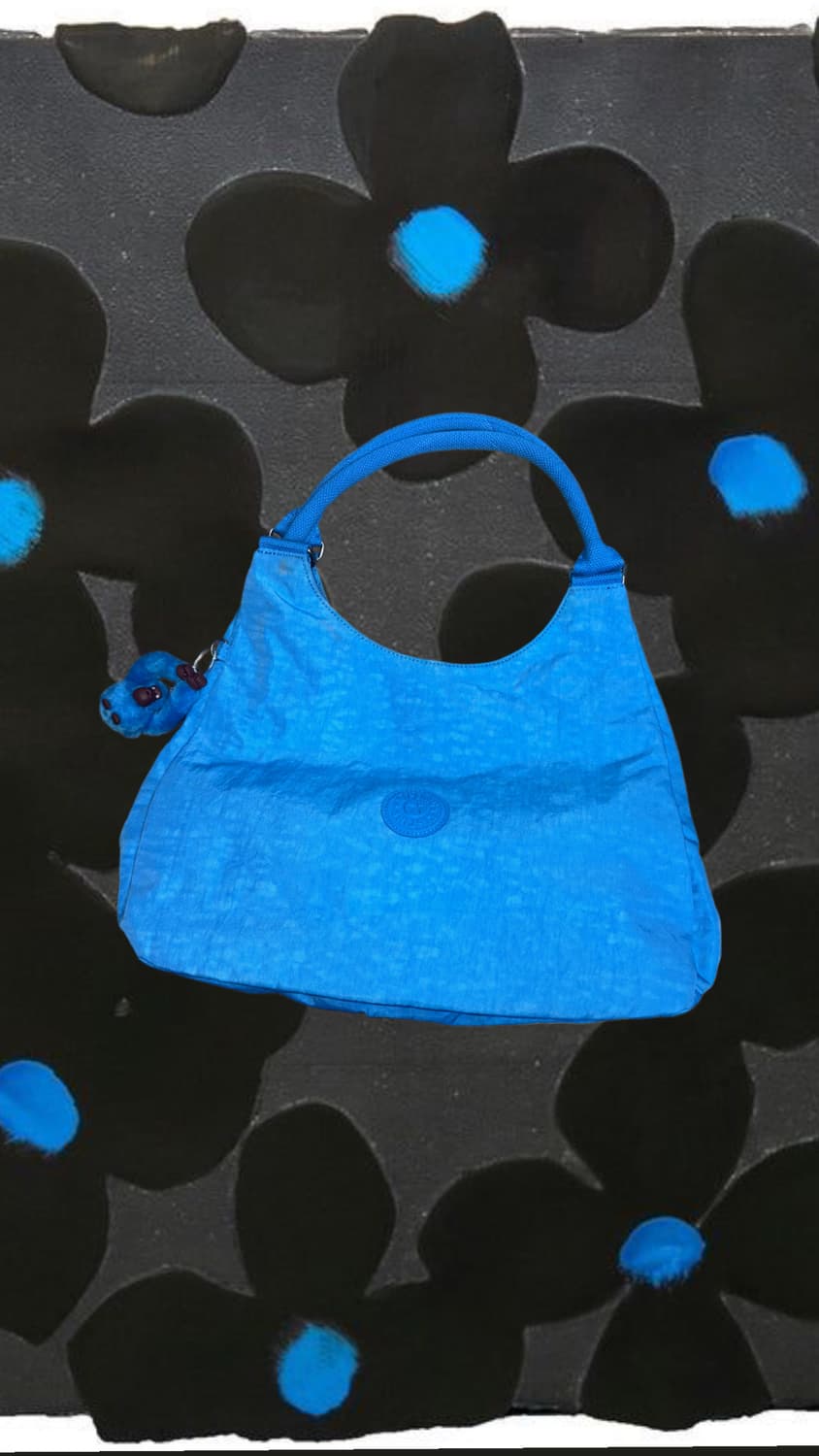 키플링 블루 안감 도트 숄더백 상품이미지1