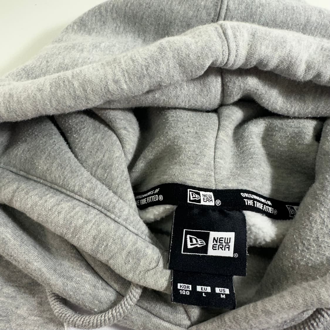 L 뉴에라 X 엑스라지 클리퍼스 그레이 백로고 후드티 상품이미지5