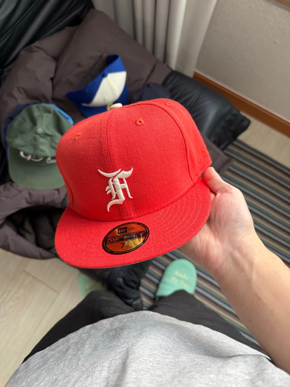 뉴에라 피어오브갓 에센셜 오렌지 캡 상품이미지1