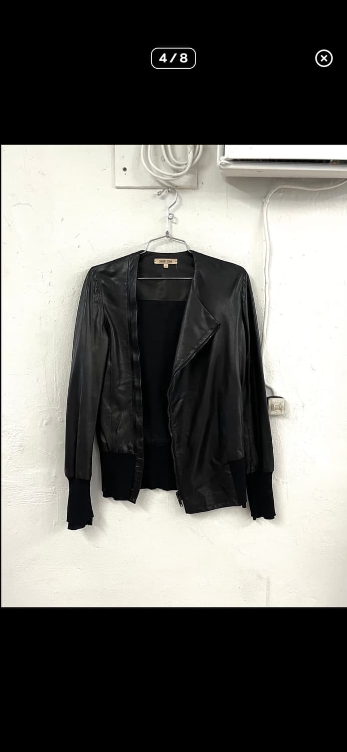 다미르도마 드레이핑 램스킨 레더 자켓 상품이미지1