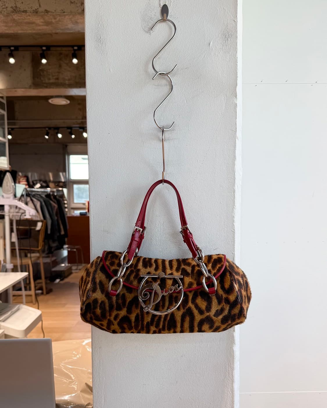 크리스찬 디올 레오파드 송치 디바 플랩백  상품이미지2