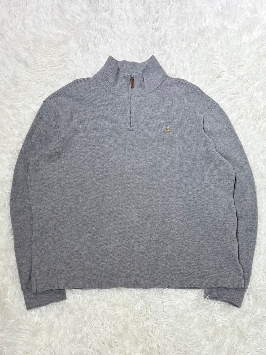 폴로랄프로렌 멀티포니 그레이 반집업 니트 상품이미지3