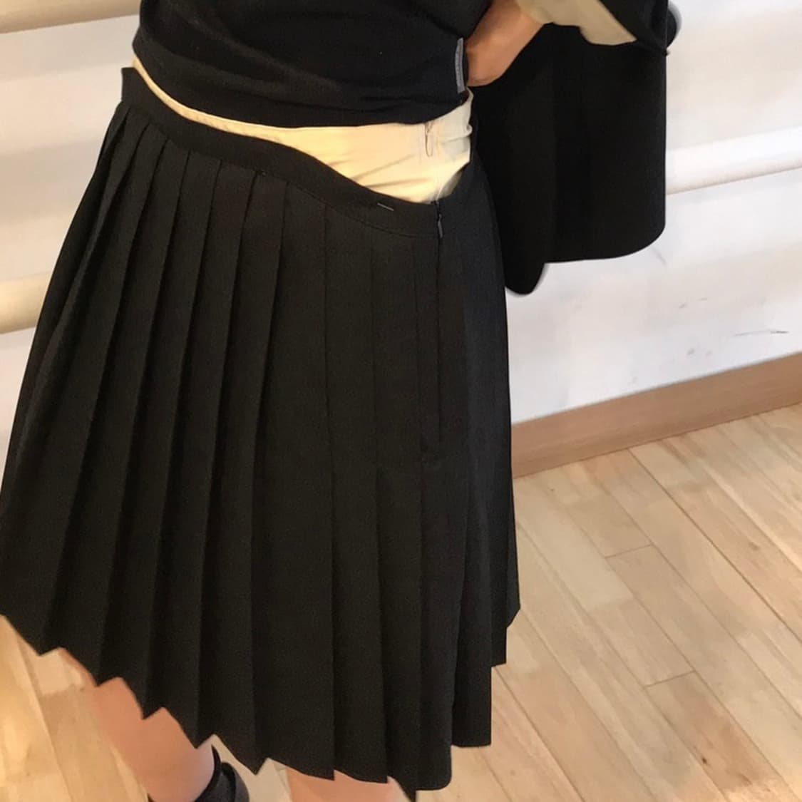 eonts 에옹쓰 투폴드 가든 플리츠 스커트 상품이미지2