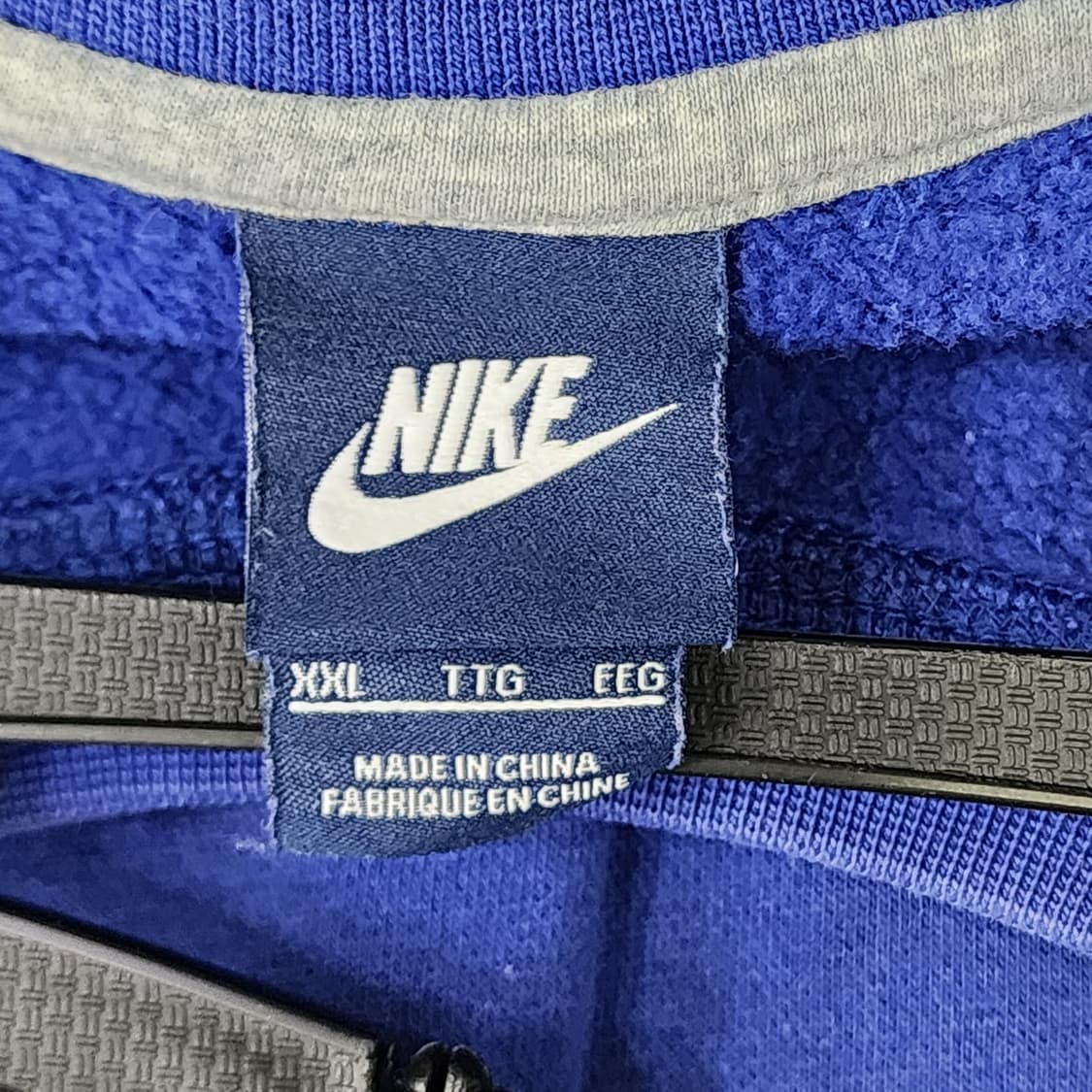 나이키 블루 미니 스우시 기모 맨투맨 상품이미지4