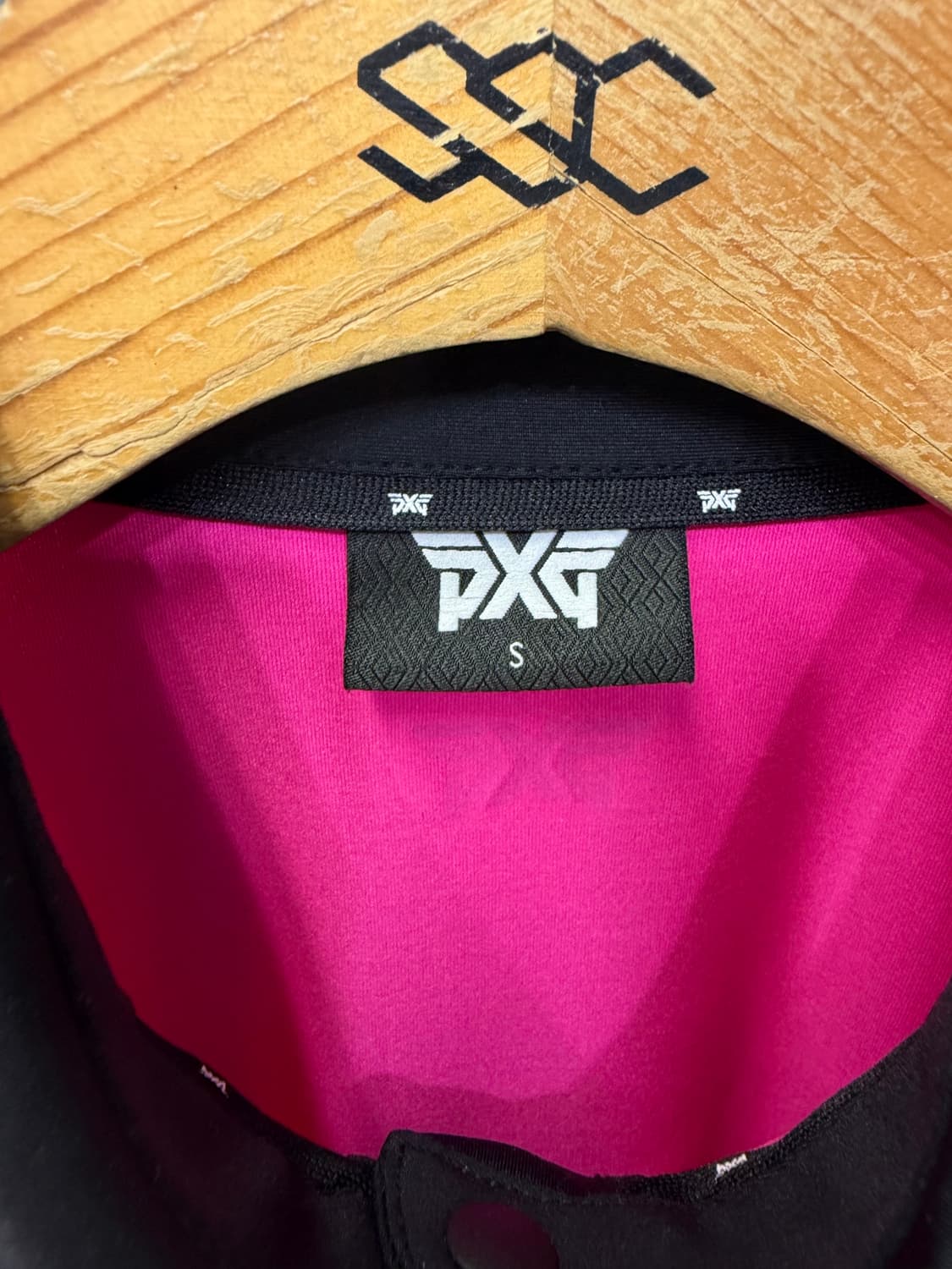 정품) PXG 피엑스지 여성 핑크 골프웨어 반팔 카라티 S 상품이미지7