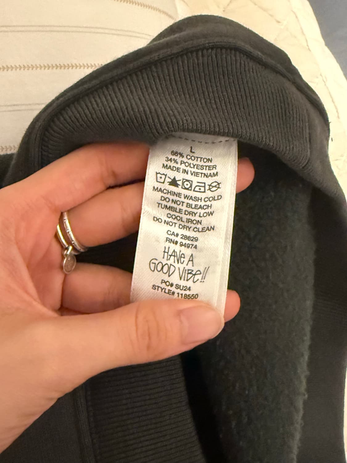 stussy 피그먼트 다잉 후드 상품이미지3