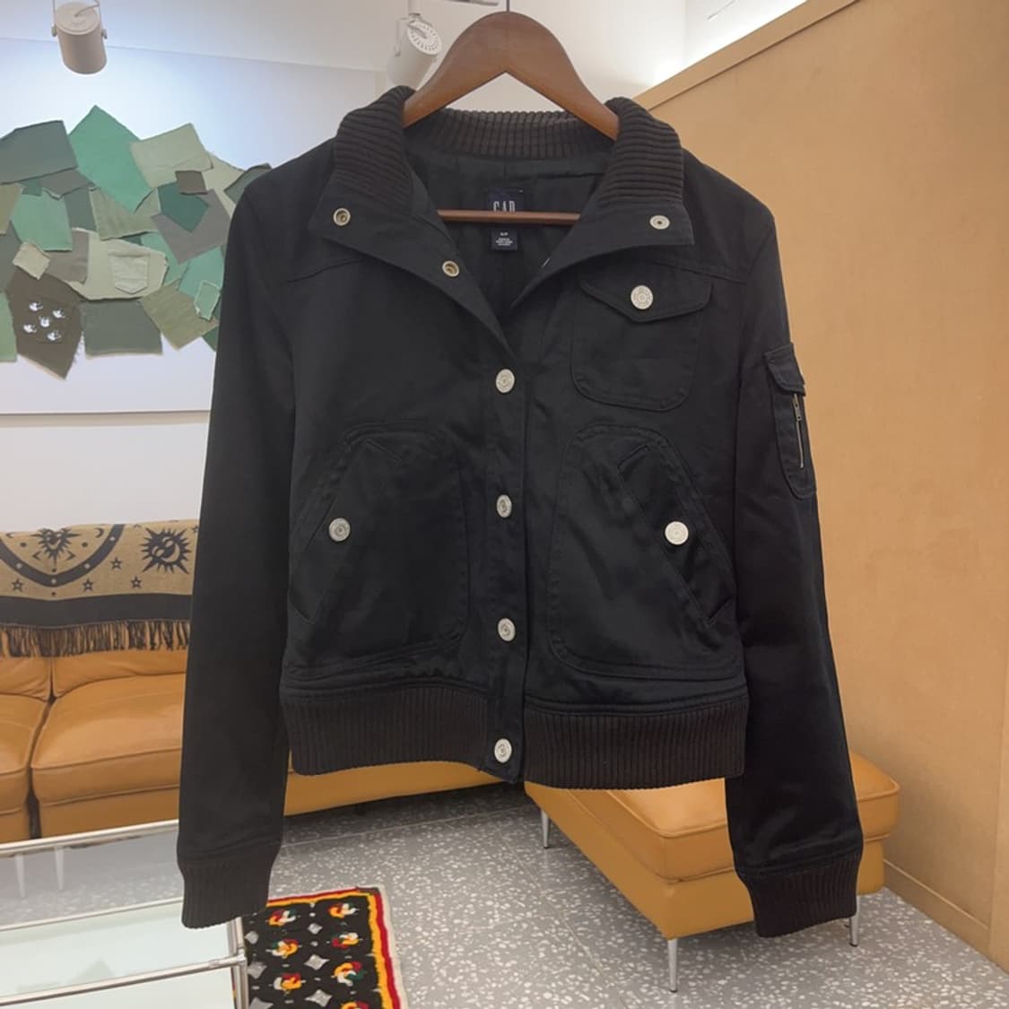 갭 빈티지 긱시크 베이직 슬림핏 자켓 S C07015 상품이미지3